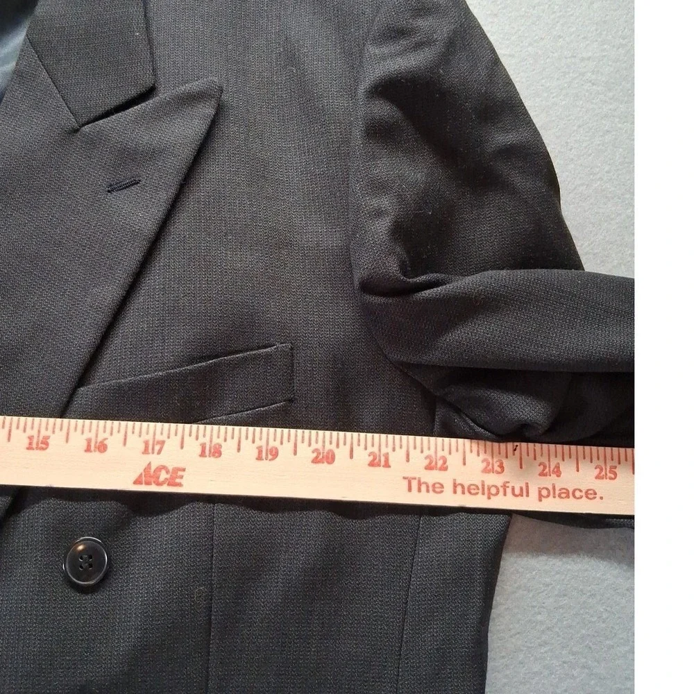 100% Pure Wool Saks‎ Fifth Ave Assets Andrew Fezza Men Blazer Jacket Size 44R